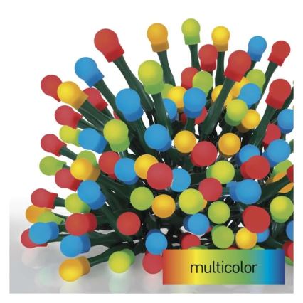 LED  řetěz 300xLED/8 funkcí 35m IP44 teplá bílá