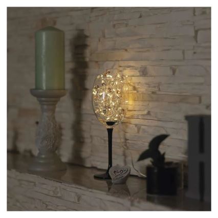 LED  řetěz 40xLED/3xAA 1,5 m teplá bílá