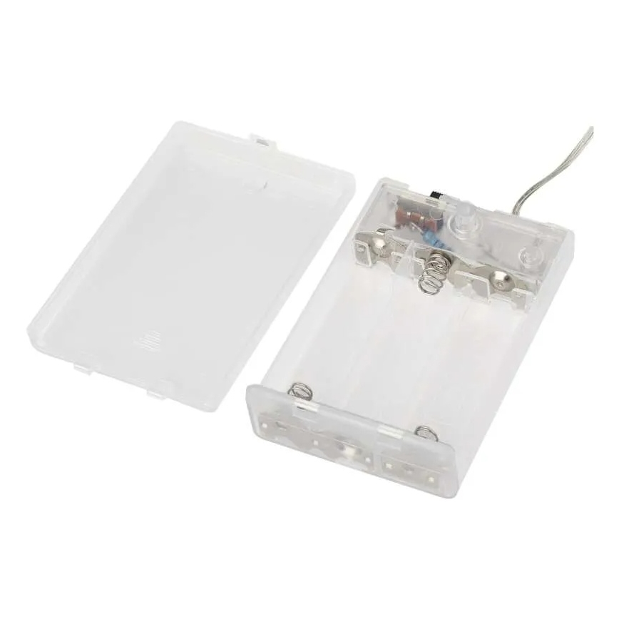 LED  řetěz 40xLED/3xAA 1,5 m teplá bílá