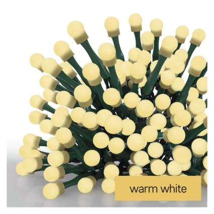 LED  řetěz 480xLED/8 funkcí 53m IP44 teplá bílá