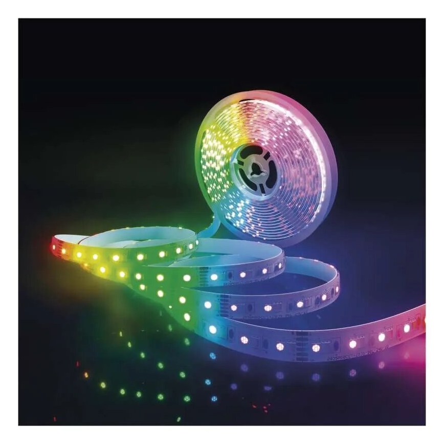 LED RGB+CCT Stmívatelný pásek GOSMART LED/11W/230V 2 m 2700-6500K IP44 Wi-Fi + dálkové ovládání