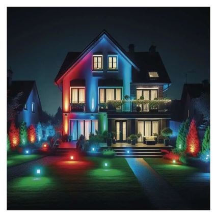 LED RGB+CCT Stmívatelný reflektor GoSmart LED/20W/230V 3000-6500K IP65 Wi-Fi Tuya