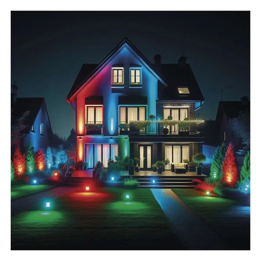 LED RGB+CCT Stmívatelný reflektor GoSmart LED/20W/230V 3000-6500K IP65 Wi-Fi Tuya