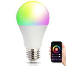 LED RGB Chytrá stmívatelná žárovka E27/14W/230V 2700-6500K Wi-Fi Tuya