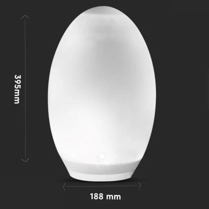 LED RGB Dekorační solární lampa 0,2W/1xAA IP44 500 mAh