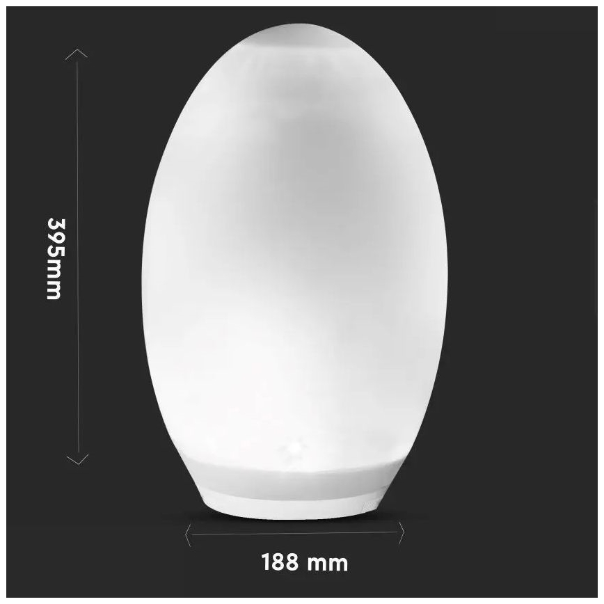 LED RGB Dekorační solární lampa 0,2W/1xAA IP44 500 mAh