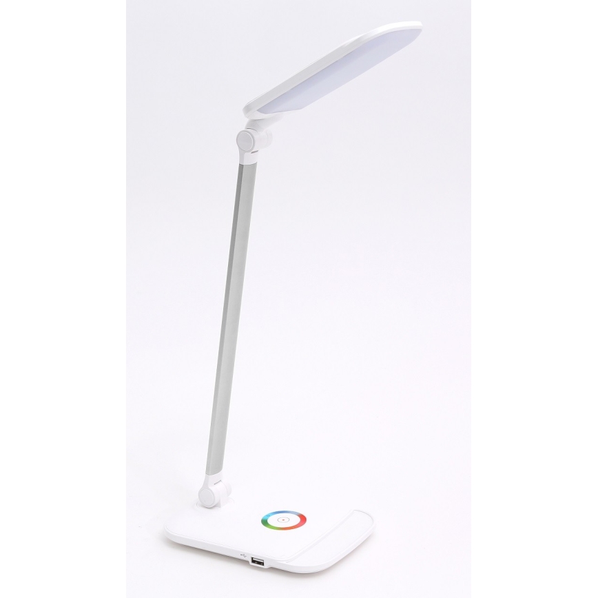 LED RGB Dotyková stmívatelná stolní lampa LED/18W/230V + USB