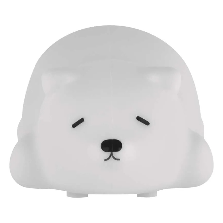 LED RGB Nabíjecí dotykové noční světlo LED/3,7V 1200 mAh medvěd