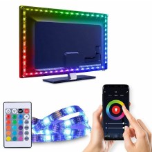 LED RGB Pásek pro TV LED/6W/5V Wi-Fi Tuya + dálkové ovládání