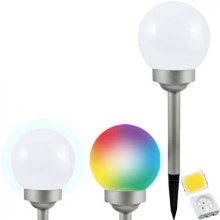 LED RGB Solární lampa LED-RGB/0,2W/AA 1,2V/600mAh IP44
