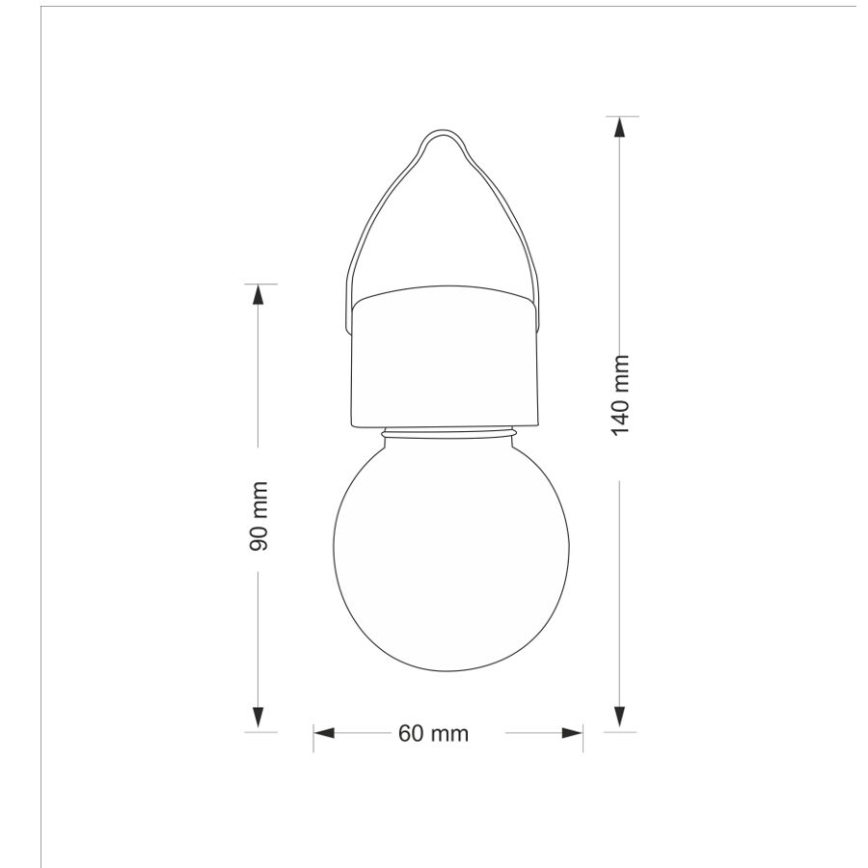 LED RGB Solární svítidlo 1,2V/1xAAA matný chrom IP44