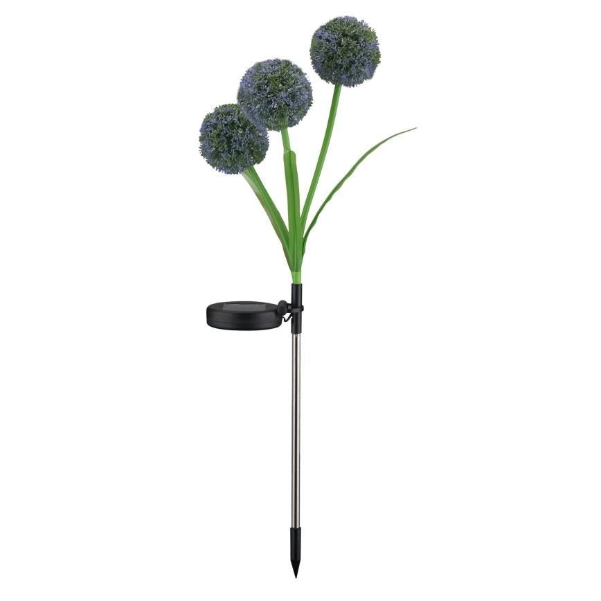 LED RGB Solární svítidlo ALLIUM LED/1,2V 6500 600 mAh IP44 černá