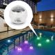 LED RGB Solární svítidlo do bazénu se soumrakovým senzorem LED/1,2V/600 mAh IP65