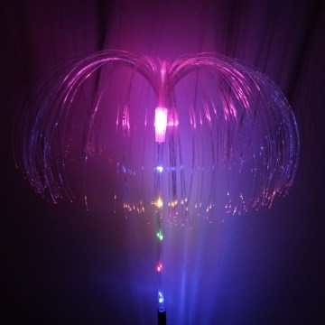 LED RGB Solární svítidlo LED/1,2V 300 mAh IP44 černá