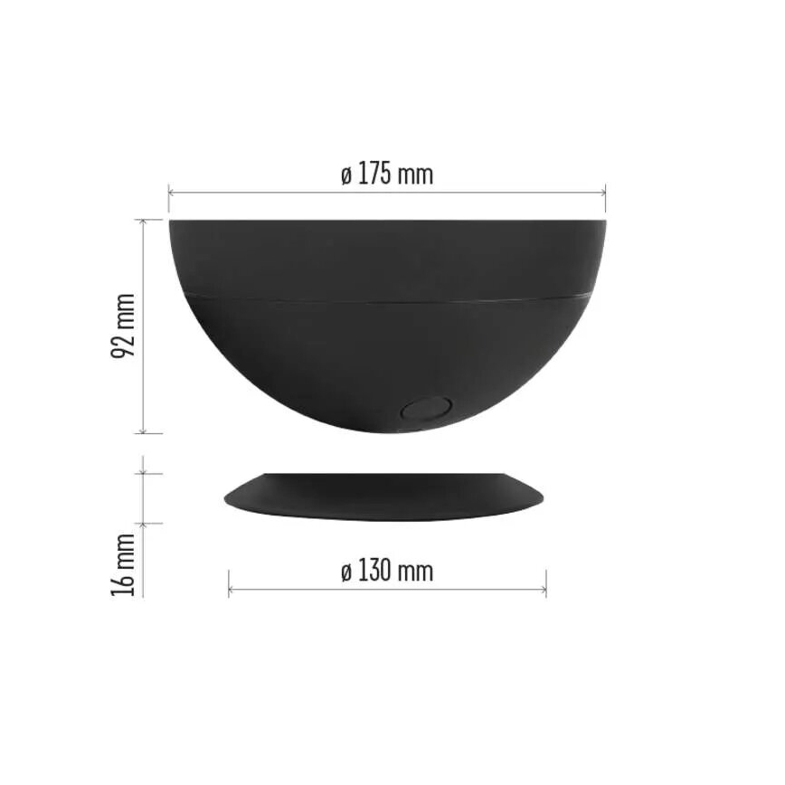 LED RGB Stmívatelná stolní lampa GoSmart LED/7W/230V Wi-Fi černá
