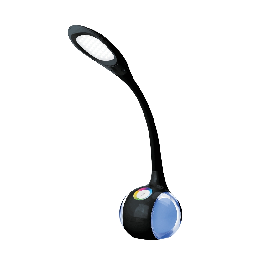 LED RGB Stmívatelná stolní lampa LED/7W/230V černá