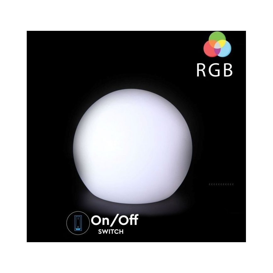 LED RGB Stmívatelná venkovní lampa LED/1W/230V 30cm IP67 + DO