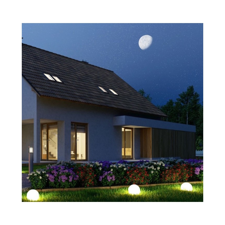 LED RGB Stmívatelná venkovní lampa LED/1W/230V 30cm IP67 + DO