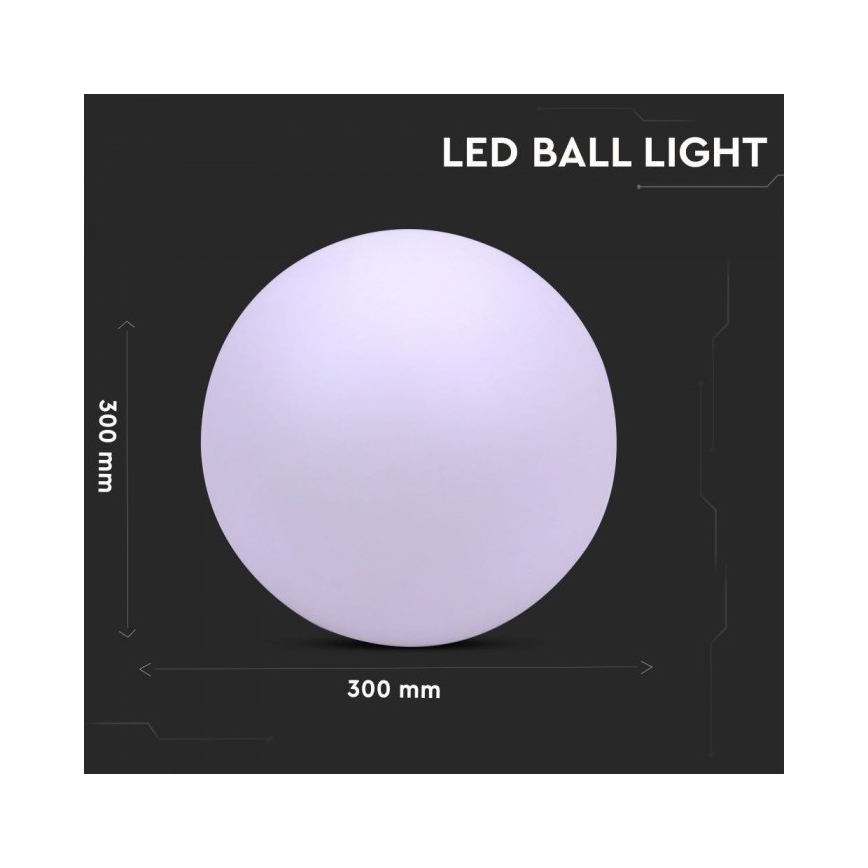 LED RGB Stmívatelná venkovní lampa LED/1W/230V 30cm IP67 + DO