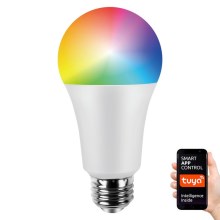 LED RGB Stmívatelná žárovka A60 E27/8W/230V 2700-6500K Wi-Fi Tuya