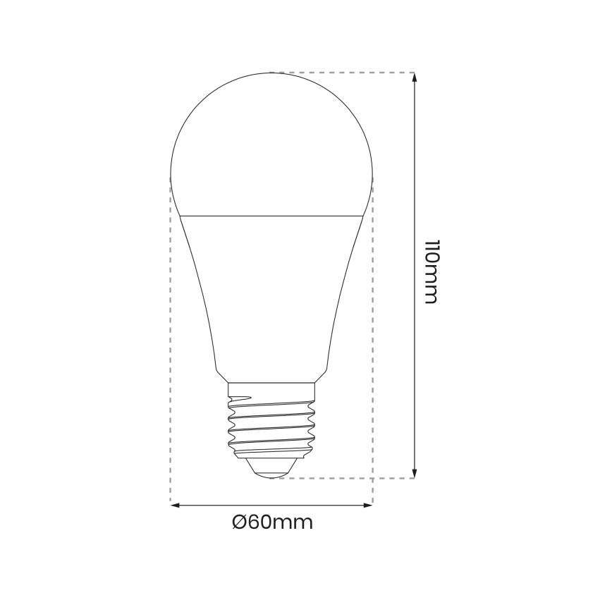 LED RGB Stmívatelná žárovka A60 E27/8W/230V 2700-6500K Wi-Fi Tuya