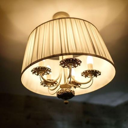 LED RGB Stmívatelná žárovka E14/3,5W/230V 6400K + dálkové ovládání