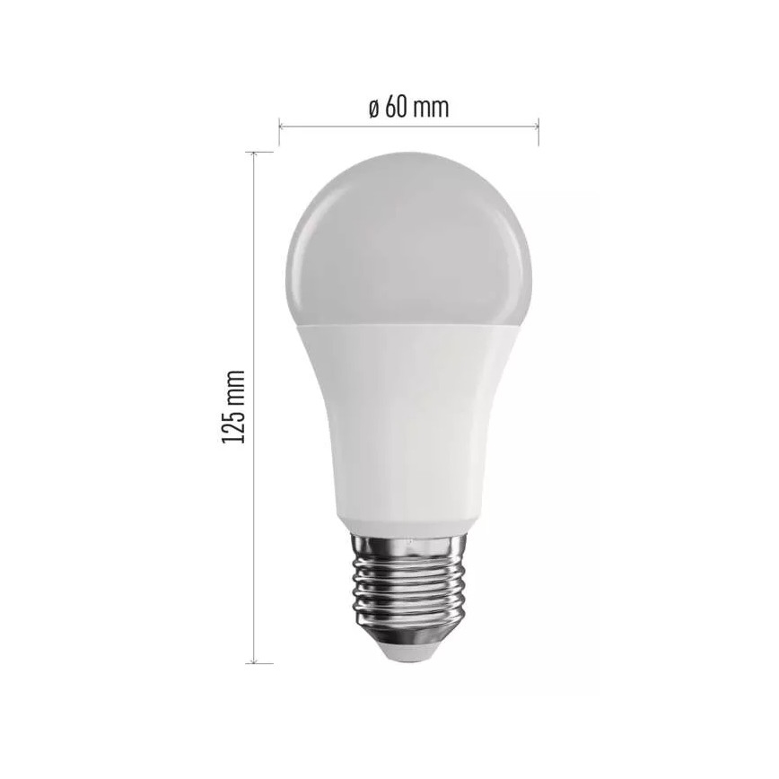LED RGB Stmívatelná žárovka GoSmart A60 E27/11W/230V 2700-6500K Wi-Fi Tuya