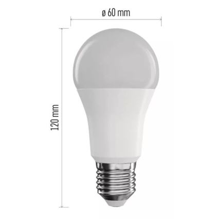 LED RGB Stmívatelná žárovka GoSmart A60 E27/9W/230V 2700-6500K Wi-Fi Tuya