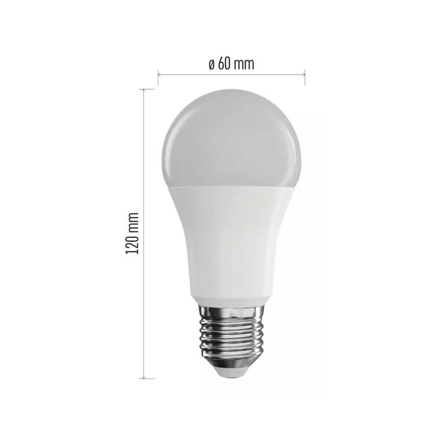 LED RGB Stmívatelná žárovka GoSmart A60 E27/9W/230V 2700-6500K Wi-Fi Tuya