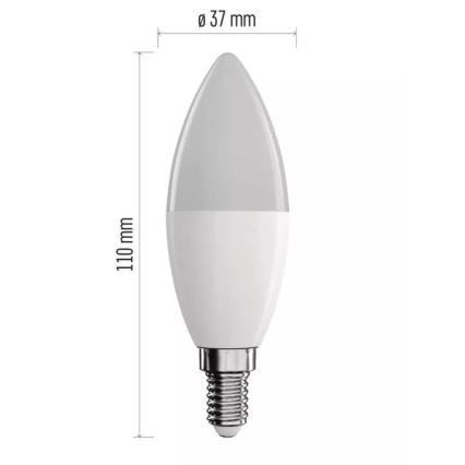 LED RGB Stmívatelná žárovka GoSmart E14/4,8W/230V 2700-6500K Tuya