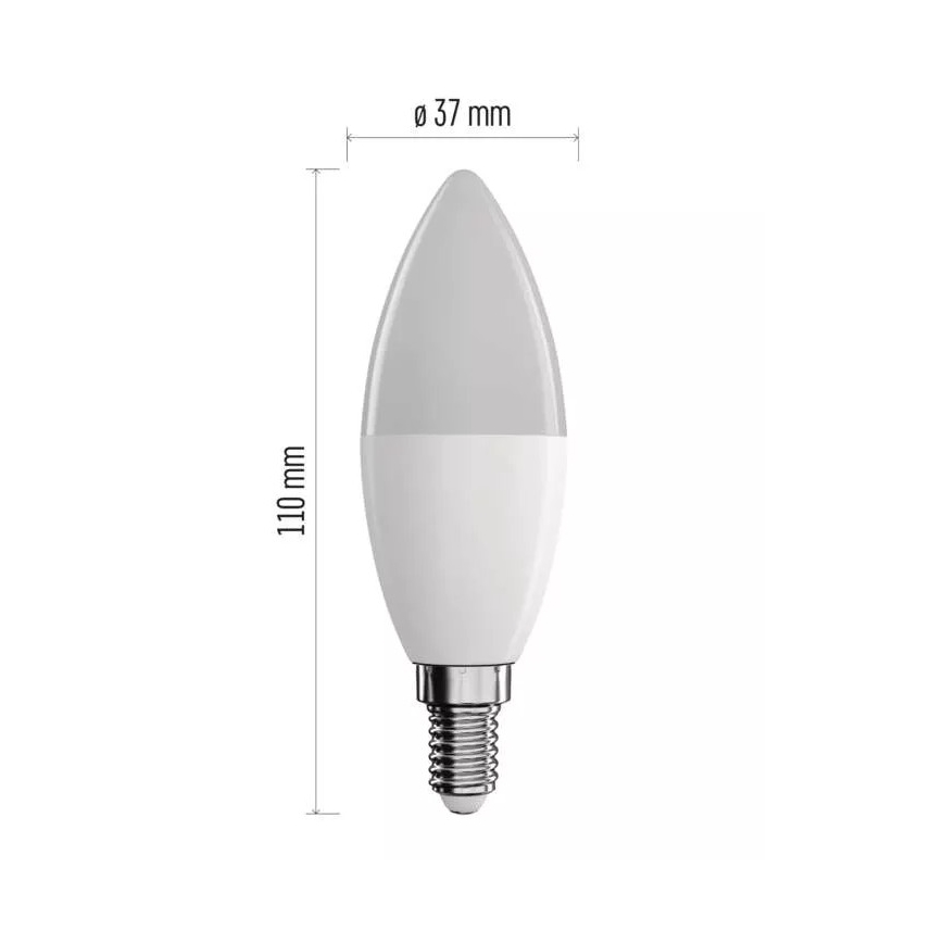 LED RGB Stmívatelná žárovka GoSmart E14/4,8W/230V 2700-6500K Tuya