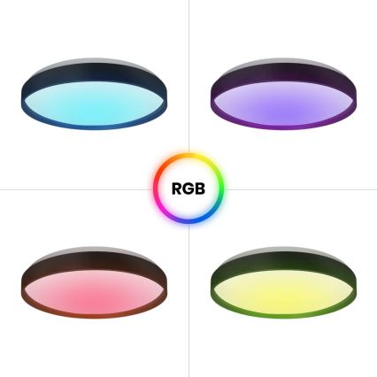 LED RGB Stmívatelné stropní svítidlo RINGO LED/36W/230V + dálkové ovládání