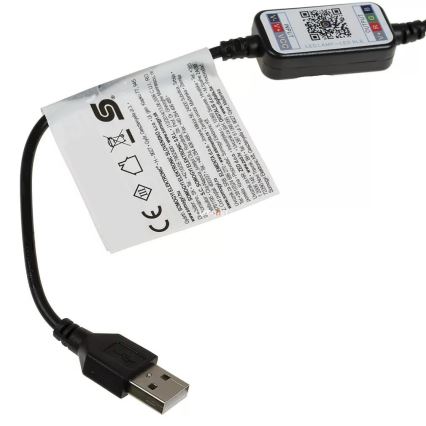 LED RGB  stmívatelný řetěz 100xLED/29 funkcí 10,4m