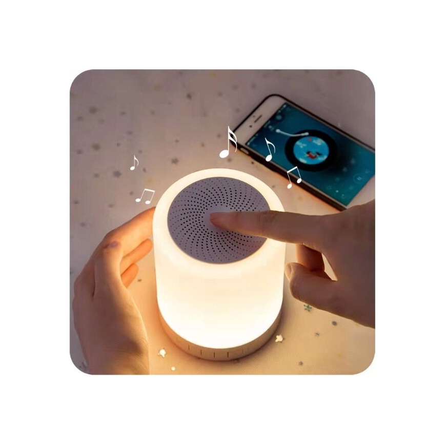 LED RGB Stolní lampa s reproduktorem LED/5V