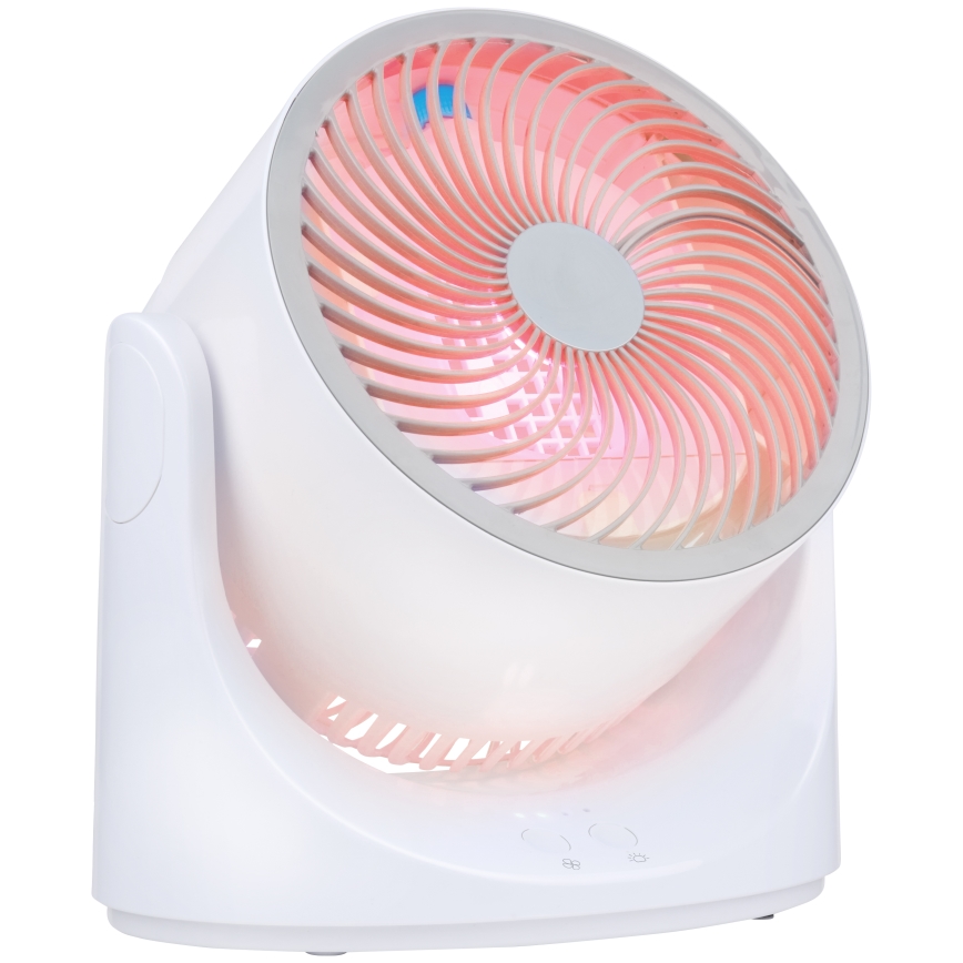 LED RGB Stolní ventilátor s mlhovým efektem 5V