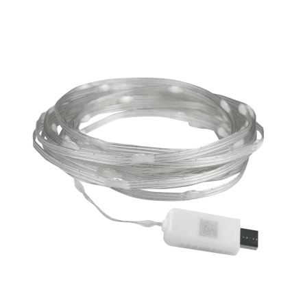 LED RGB Vánoční řetěz LED/10W/5V 10 m USB + dálkové ovládání