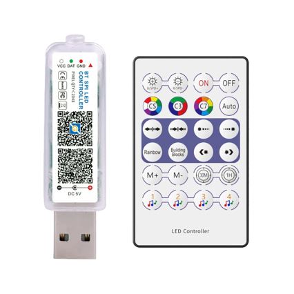 LED RGB Vánoční řetěz LED/10W/5V 10 m USB + dálkové ovládání