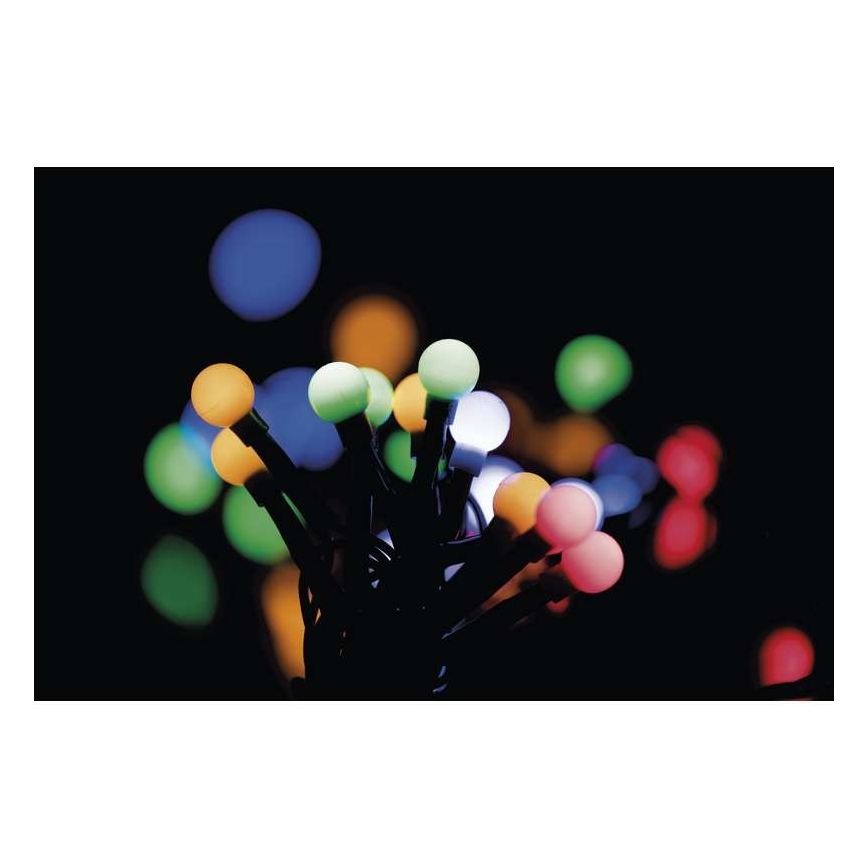 LED Dekorační řetěz s dálkovým ovladačem 96xLED/3,6W/230V IP44