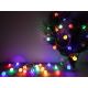 LED RGB Venkovní vánoční řetěz CHERRY 40xLED/3,6W/230V IP44
