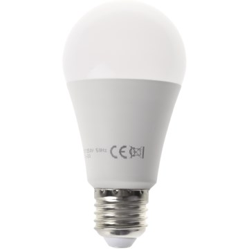 LED RGB žárovka s dálkovým ovladačem BULB E27/9W/230V 2700K