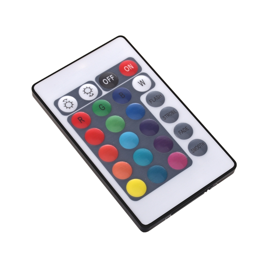 LED RGB žárovka s dálkovým ovladačem BULB E27/9W/230V