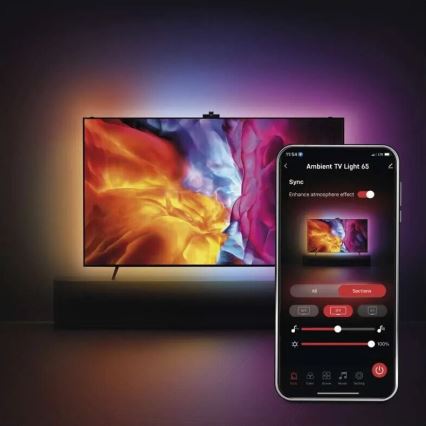 LED RGBIC Pásek pro TV GoSmart LED/24W/230V 65“