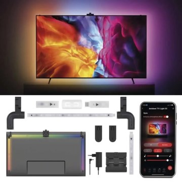 LED RGBIC Stmívatelný pásek pro TV GoSmart LED/24W/230V 55“