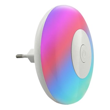 LED RGBW Noční světlo LED/1W/230V bílá