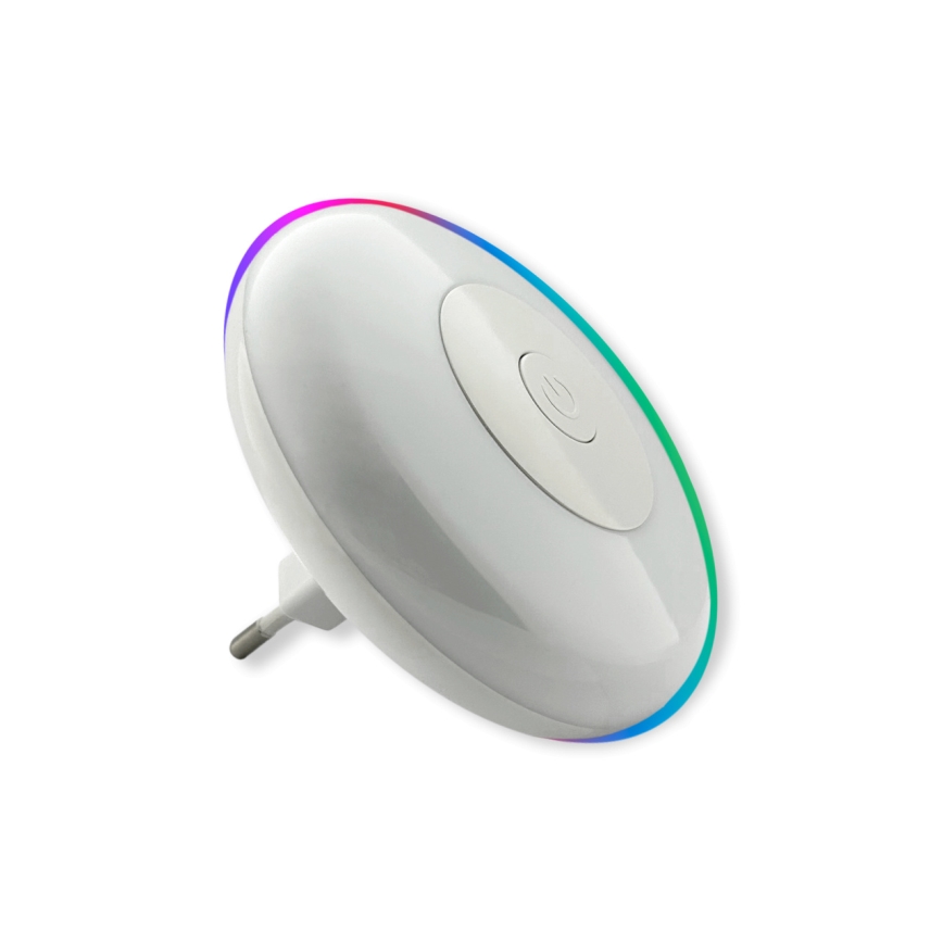 LED RGBW Noční světlo LED/1W/230V bílá