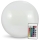 LED RGBW Solární lampa BALL LED/3,7V 1500 mAh pr. 50 cm IP65 + dálkové ovládání