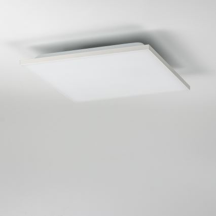 LED RGBW Stmívatelný přisazený panel LED/22W/230V 2700-6500K 29,5x59,5 cm bílá + dálkové ovládání