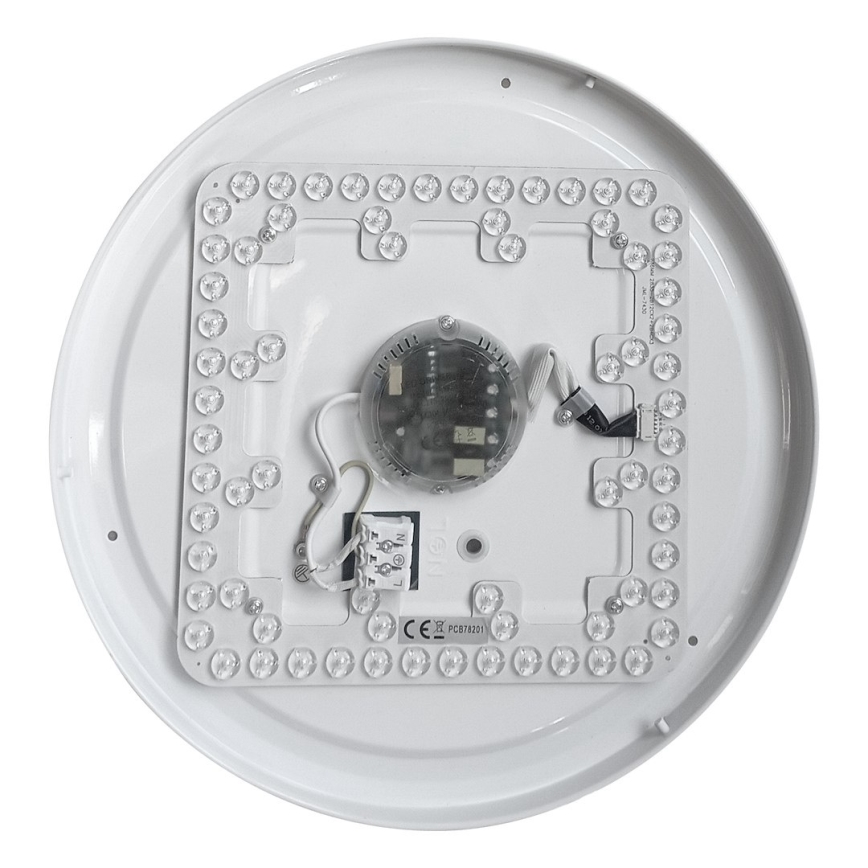 LED RGBW Stmívatelné stropní svítidlo MELO LED/36W/230V 3000-6000K pr. 39 cm bílá + dálkové ovládání