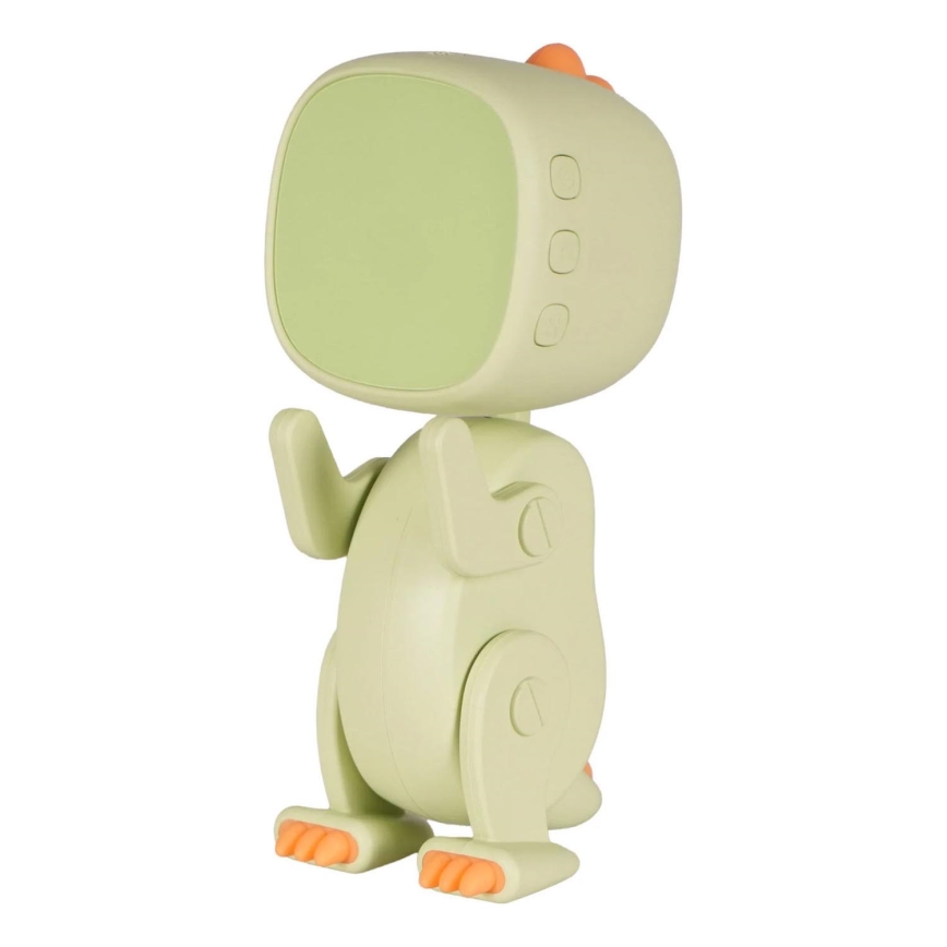 LED RGBW Stmívatelná dětská noční lampička s budíkem ROBOT LED/1W/5V 1200 mAh