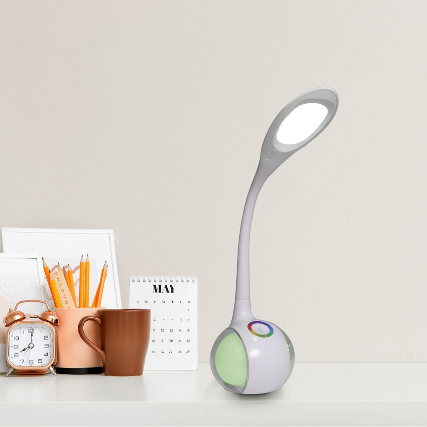 LED RGBW Stmívatelná dotyková stolní lampa COSMOS LED/6,5W/230V bílá